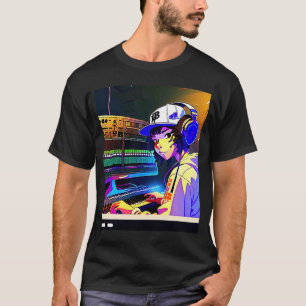 Camiseta Lo fi hip hop chillhop chill vence a estética 17