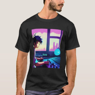 Camiseta Lo fi hip hop chillhop chill vence a estética 17