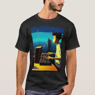 Camiseta Lo fi hip hop chillhop chill vence a estética 17