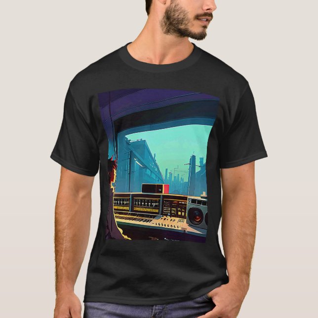Camiseta Lo fi hip hop chillhop chill vence a estética 2 (Anverso)