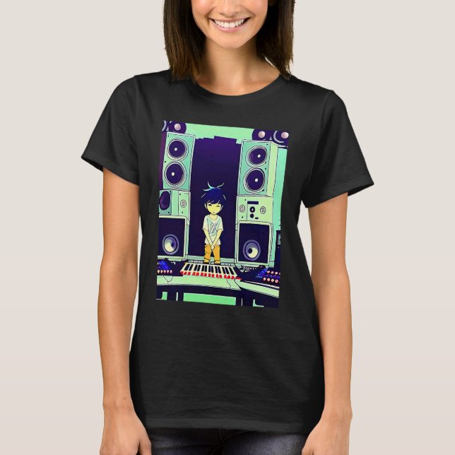 Camiseta Lo fi hip hop chillhop chill vence estética 105 (Anverso)