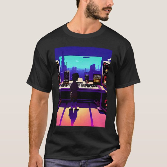 Camiseta Lo fi hip hop chillhop chill vence estética 106 (Anverso)