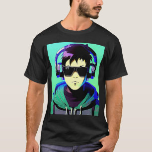 Camiseta Lo fi hip hop chillhop late el estudio de estética