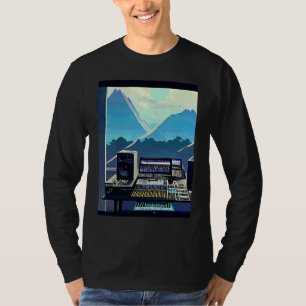 Camiseta Lo fi hip hop chillhop ritmos tranquilos estudio e