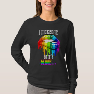 Camiseta Lo Golpeé Así Que Su Mía Arcoiris Levanta Tran Gay