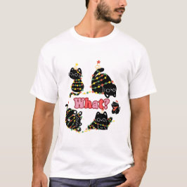 Camiseta Lo gracioso de los Navidades gatos