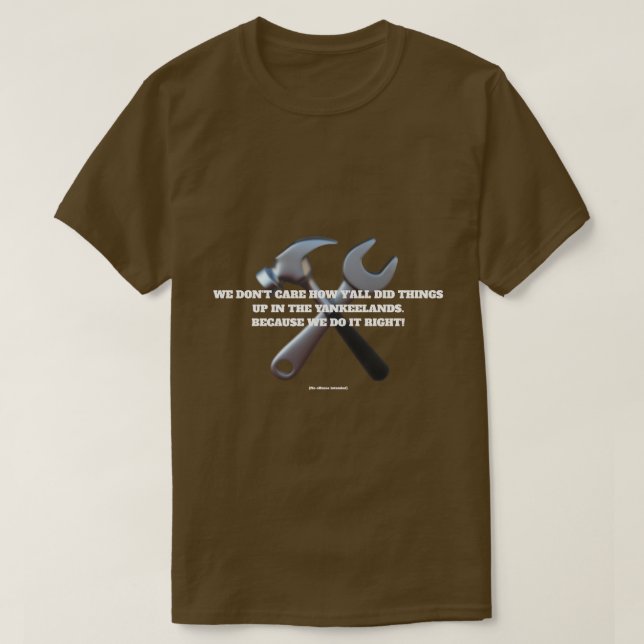 Camiseta ¡Lo hacemos bien! (Diseño del anverso)