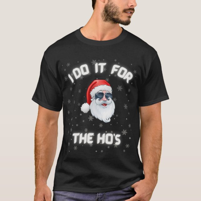 Camiseta Lo hago por el Humor Ho Hi Santa Navidades (Anverso)