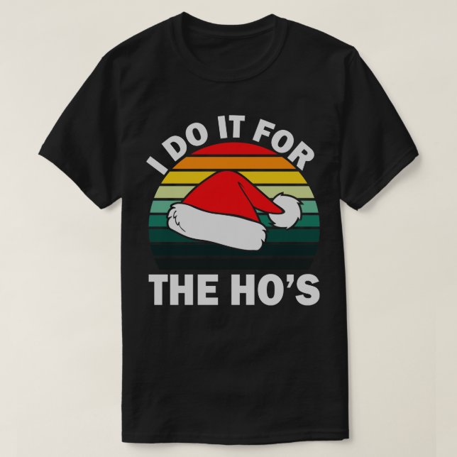 Camiseta Lo Hago Por El Regalo De Los Navidades Hos Retro (Diseño del anverso)