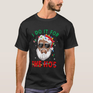 Camiseta Lo hago por la Santa Black afroamericana