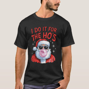 Camiseta Lo Hago Por Las Perra s Divertidas Santa Gafas De 