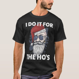 Camiseta Lo Hago Por Las Putas Payaso de Navidad Travieso X