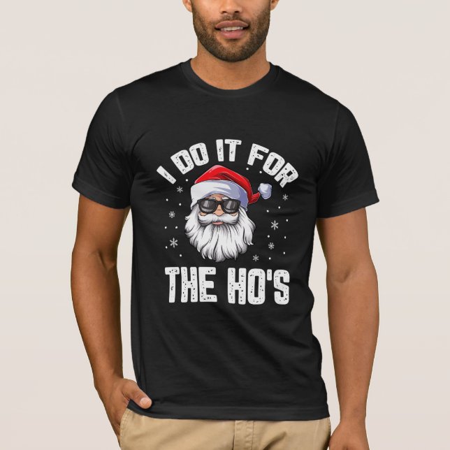 Camiseta Lo hago por los graciosos Navidades de Ho (Anverso)