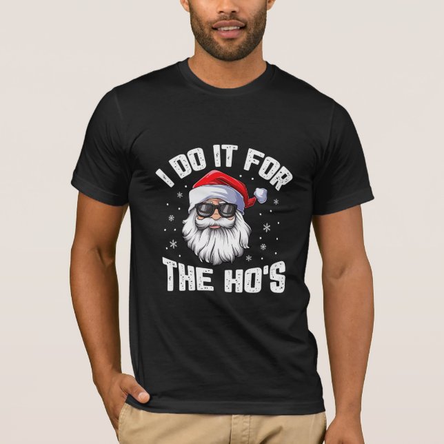 Camiseta Lo hago por los graciosos Navidades de Ho (Anverso)