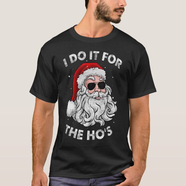 Camiseta Lo hago por los inapropiados Navidades de Ho Paja (Anverso)