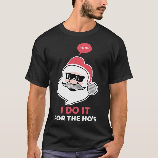Camiseta Lo hago por los Navidades de Hos Santa Shades de G (Anverso)