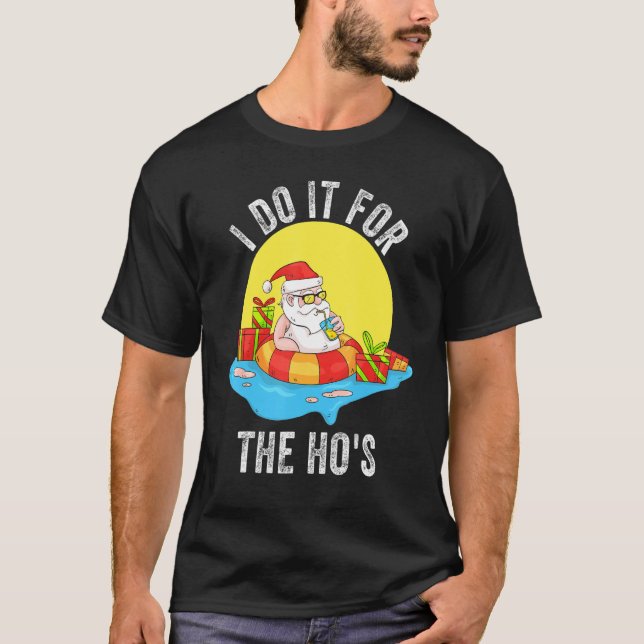 Camiseta Lo Hago Por Los Navidades De Hos Santa Ugly En Jul (Anverso)