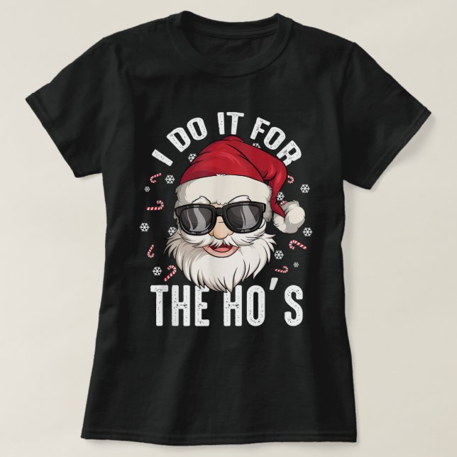 Camiseta Lo Hago Por Los Navidades De Hos Sucios Santa Inap (Diseño del anverso)