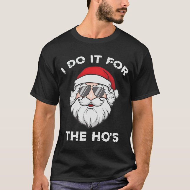 Camiseta Lo hago por los Navidades divertidos de Ho (Anverso)