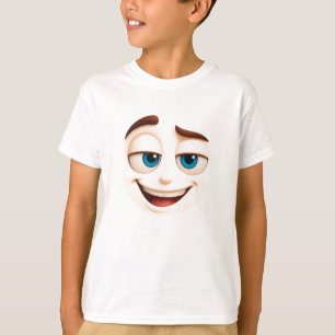 Camiseta Lo hice genial – sonrisa satisfecha de ojos azules