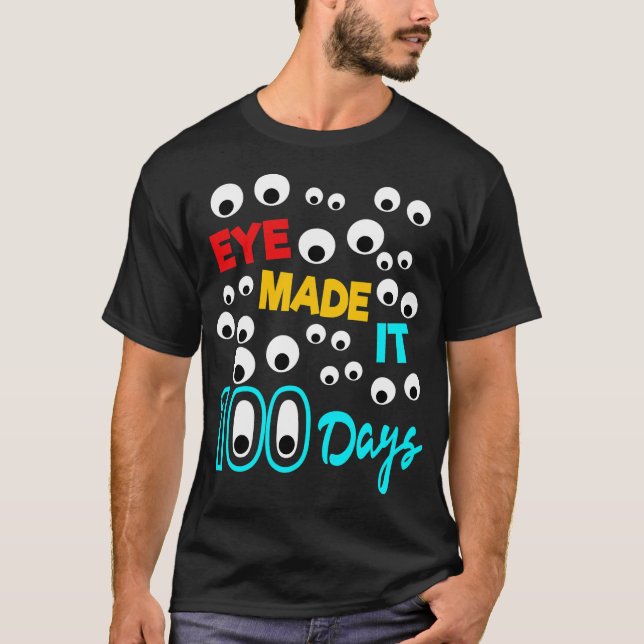 Camiseta Lo Hicieron 100 Días 100 Días De Estudiante Escola (Anverso)