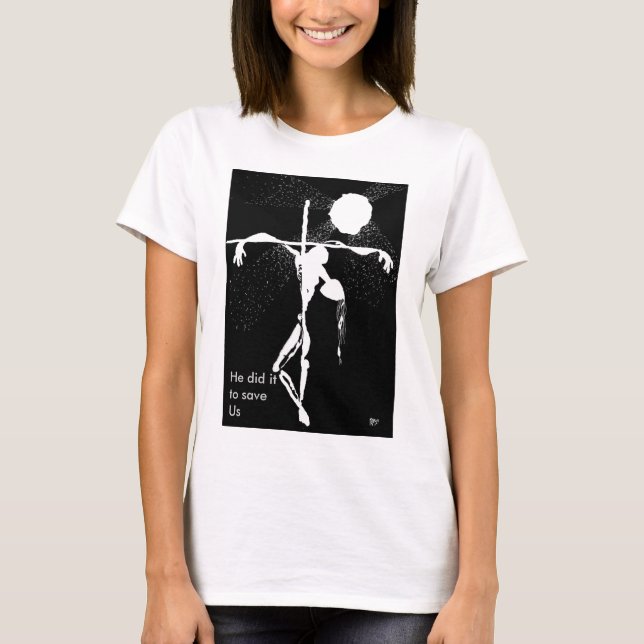 Camiseta Lo hizo para salvar a la T-SHIRT (Anverso)