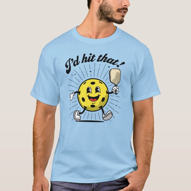 Camiseta "¡Lo hubiera golpeado!" Baloncesto por PickleballP (Anverso)