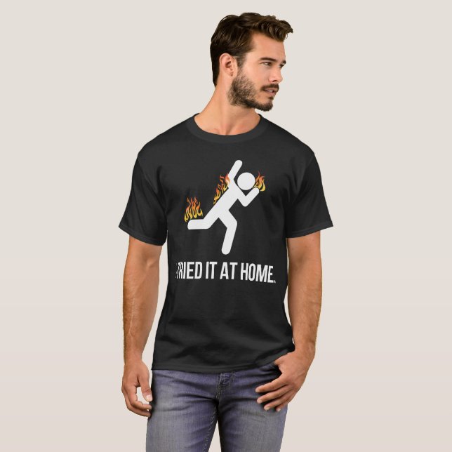 Camiseta Lo intenté en casa (Anverso completo)