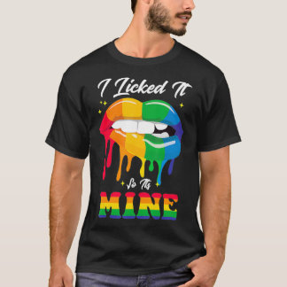 Camiseta Lo lame así que es mi orgullo LGBT arcoíris