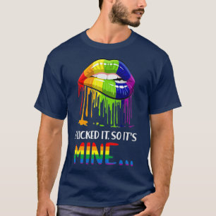 Camiseta Lo Licí Así Que Mío El Orgullo Gay LGBT
