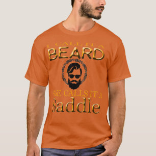 Camiseta lo llamo barba, lo llama chistoso.