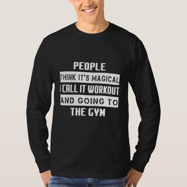 Camiseta Lo Llamo Chiste De Entrenamiento Y Gimnasio. (Anverso)