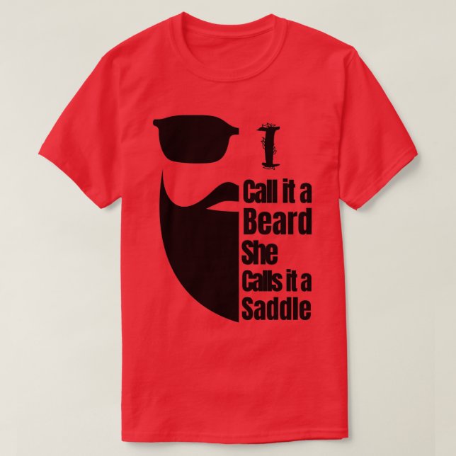 Camiseta Lo Llamo Una Barba, Lo Llama Una silla 2 (Diseño del anverso)