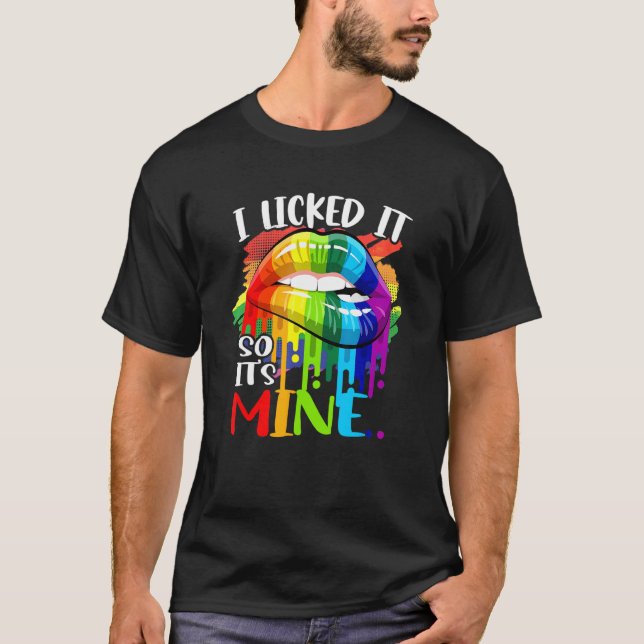 Camiseta Lo Llave Así Que Es Mi Arcoiris (Anverso)