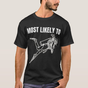 Camiseta Lo Más Probable De Scuba Dive Gráfico Simple
