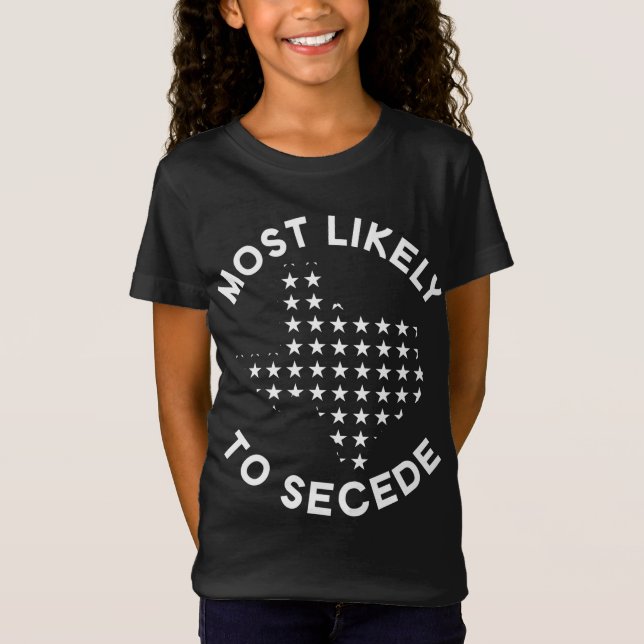 Camiseta Lo Más Probable De Secede - Tejas Graciosa (Anverso)