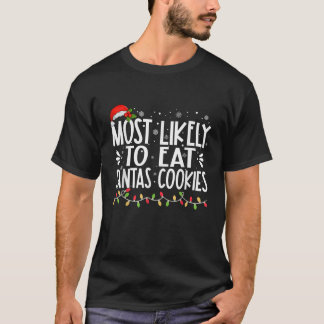 Camiseta Lo Más Probable Es Comer A Los Amigos Cookies Funn