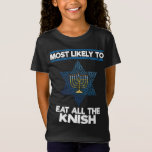Camiseta Lo Más Probable Es Comer Toda La Familia Menorah H<br><div class="desc">Lo Más Probable Es Comer Toda La Familia Menorah Hanukkah</div>