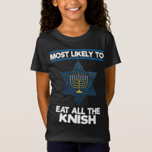 Camiseta Lo Más Probable Es Comer Toda La Familia Menorah H