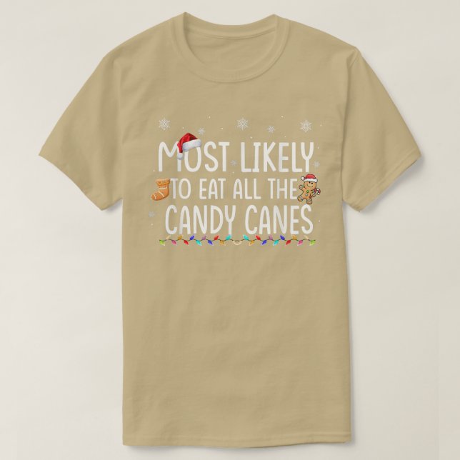 Camiseta Lo Más Probable Es Comer Todo El Chico De La Famil (Diseño del anverso)