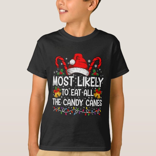 Camiseta Lo Más Probable Es Comer Todos Los Navidades De Ca (Anverso)