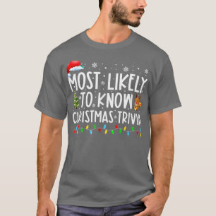 Camiseta Lo Más Probable Es Conocer A Navidades Trivia Fami