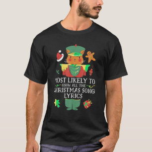 Camiseta Lo Más Probable Es Conocer Todas Las Letras De Can