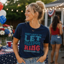 Camiseta Lo Más Probable Es Dejar Que La Libertad Suene Per