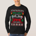 Camiseta Lo Más Probable Es Jugar Con Santa Fea Christm<br><div class="desc">Lo Más Probable Es Jugar Con Navidades Feo</div>