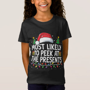 Camiseta Lo Más Probable Es Mirar A La Luz De Los Navidades