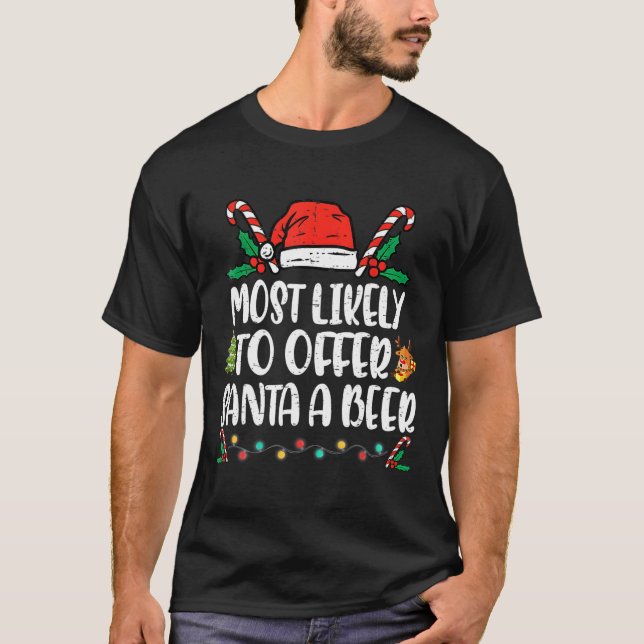 Camiseta Lo Más Probable Es Ofrecer A Los Navidades De La F (Anverso)