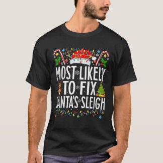 Camiseta Lo más probable es que arregle la divertida famili