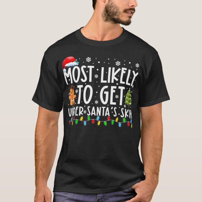 Camiseta Lo más probable es que bajo el gracioso Cristo de  (Anverso)