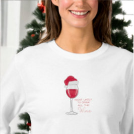 Camiseta Lo más probable es que beba todos los Navidades di